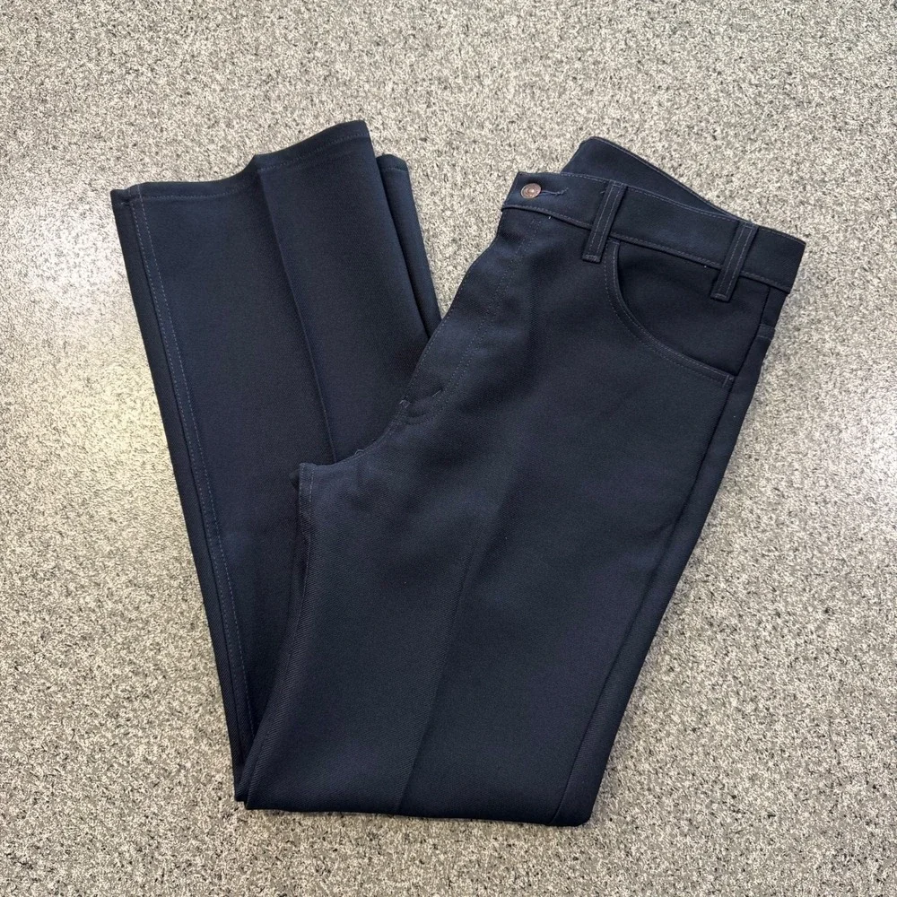 Vintage Levis Pants Mens 36x30 Navy Blue Straight Slacks Khakis Chino